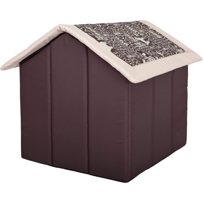 Будка для собак, лежанка для собак, хатинка для котів, лежанка для тварин XL - 60x55 см з написом XL - 60x55x60 см