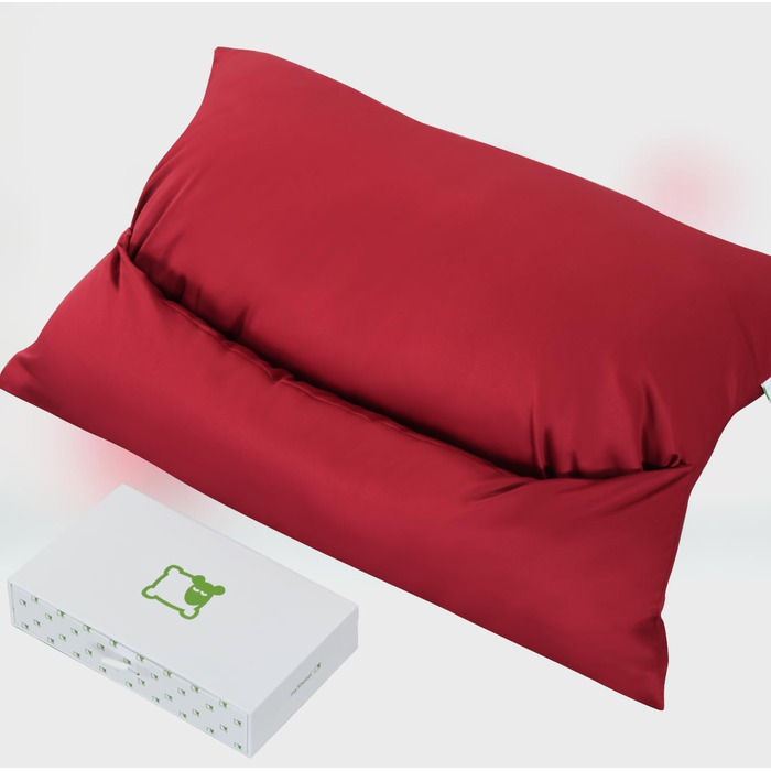 Наволочка mySheepi Home з 100% єгипетської бавовни, сіра, 60x40 см – для ортопедичної подушки для шиї