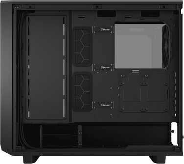 Корпус ПК Fractal Design Meshify 2 Lite White з прозорою панеллю з темпурованого скла, ATX, FD-C-MEL2A-04 (Чорний)