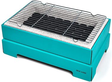Disposable charcoal grill, portable, grill set for indoor and outdoor use, lightweight, ready to use immediately, for grilling, picnics, camping, patio