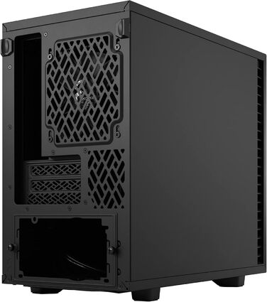 Корпус для ПК Fractal Design Define 7 Nano Black - Mini ITX, тиха система, скло, чорний