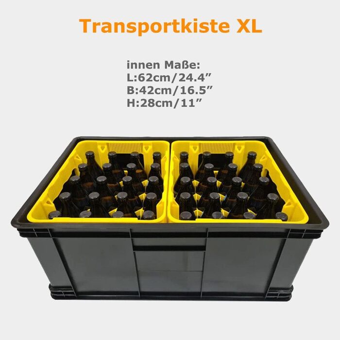 Причіп для велосипеда Tiggo VS Plus з вантажною коробкою 70 літрів (також handwagen)