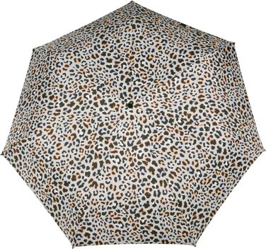 Зонт Knirps Taschenschirm Slim Duomatic з автоматичним відкриванням/закриванням та UV-захистом Renature - Green (Jaguar Apricot)