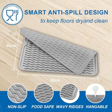 Нержавійна миска для собак Anti Schling без облизування, Slow Feeder для подорожей, 3L з килимком