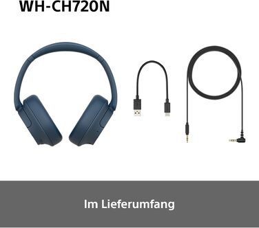 Бездротові Bluetooth-навушники Sony WH-CH720N з активним шумозаглушенням, до 50 годин автономної роботи, рожеві