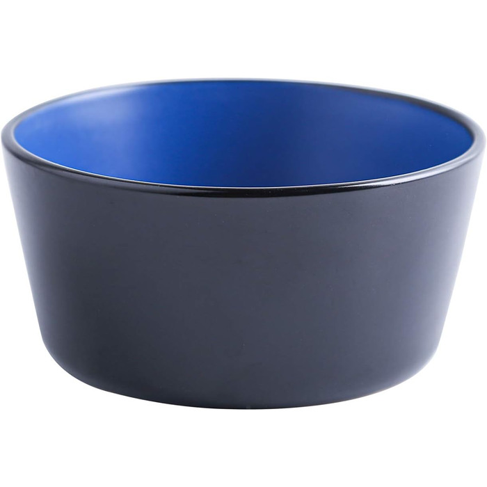 Набір посуду Stone Lain Albie Steinzeug 16 шт. (32 шт. на 8 осіб) – сучасний сервіз, рожевий, синій, чорний