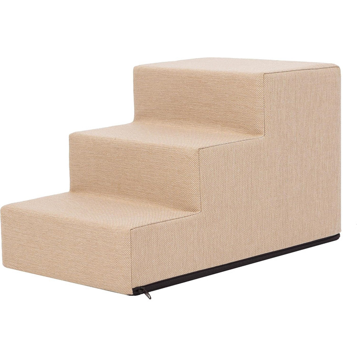 Сходинка для собак та котів Tiertreppen – пандус для маленьких собак, 4 сходинки, висота 40 см, бежевий