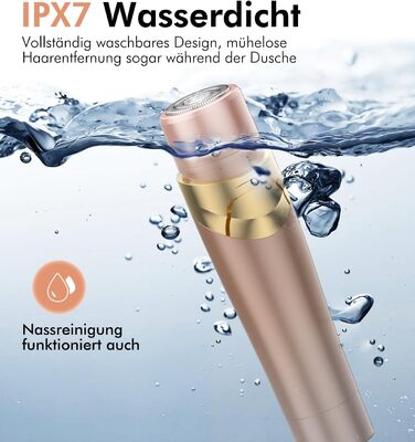 Електричний жіночий епілятор 6-в-1 для бікіні, обличчя та тіла - гладке гоління без подразнень