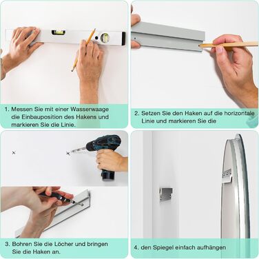 Круглий дзеркало для ванної кімнати з підсвічуванням, 80 см, 3 кольори світла, диммування, антизапар, сенсорне управління, функція пам'яті, LED, енергозбереження