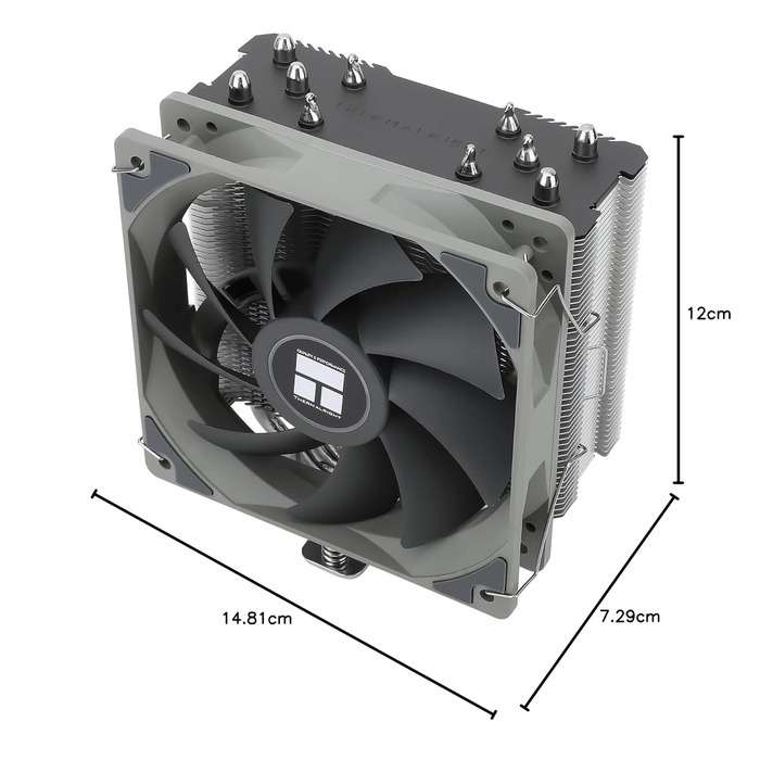 Thermalright Assassin King 120 SE ARGB: Кулер для CPU з 5 Heatpipes та PWM вентилятором, сумісний з AMD AM4/AM5 та Intel LGA 1700/1150/1151/1200