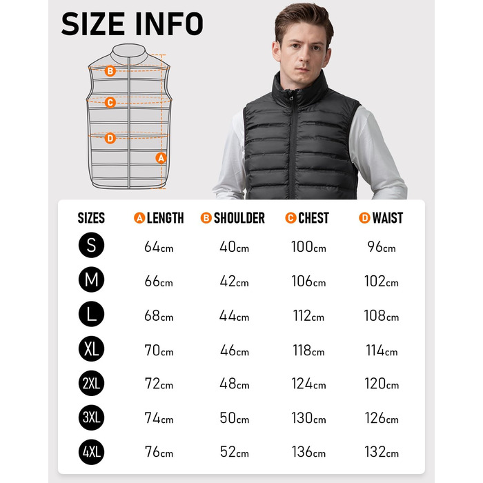 Обогревна жилетка з підключенням Powerbank, чоловіча/жіноча, 6 зон нагріву, 3 режими, для катання на мотоциклі, лижах, на вулиці, XL, чорна (з акумулятором 25000mAh)