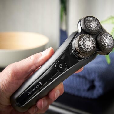 Електричний чоловічий бритва Remington X5 з гібридною системою SynX та тримером, Rotationsrasierer XR1755, чорний