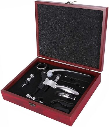 Набір для відкриття вина з фольєзорізачем та кришкою Screwpull, подарункова коробка