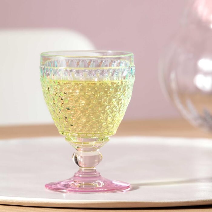 Секретний келих Villeroy & Boch Boston Pearl: кольоровий, блискучий, для шампанського, просекко, секту. Кришталеве скло, стійке до миття в посудомийній машині.