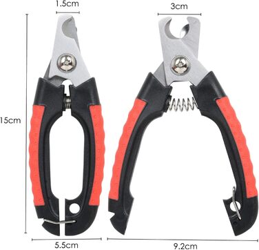 DIGIFLEX Тример для нігтів домашніх тварин: собаки, коти, кролики, зайці. З нержавіючої сталі