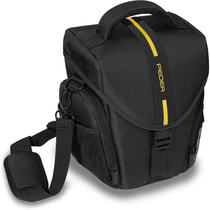 Сумка для камери Pedea Essex для DSLR/SLR/DLSM камер, об'єктивів та аксесуарів з дощовиком, розмір M (жовтий)
