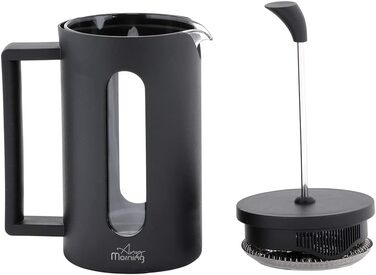 French Press Any Morning: кавоварка френч-прес з нержавіючої сталі, 600 мл | Для свіжого фільтрованого кави та Cold Brew