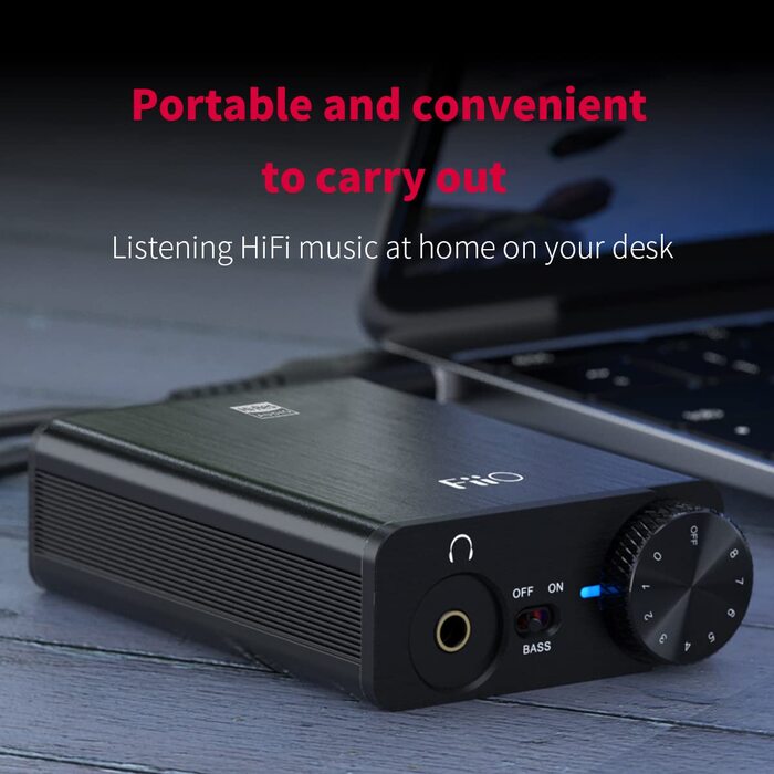 FiiO E10K - USB ЦАП та підсилювач навушників (Typ-C)