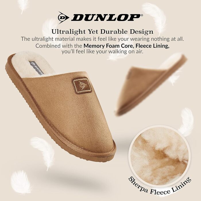 Чоловічі халапи Дуплон з антиковзкою підошвою та плюшевою підкладкою, 42 EU