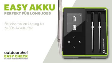 Термометр для гриля Outdoorchef Easy Check Bluetooth - бездротовий, двозонний