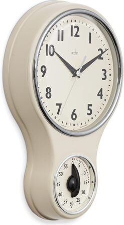 Acctim Kitchen Kitchen Timer, Plastic, Cream-Colored, Single Pack