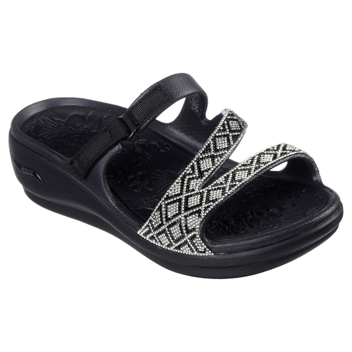 Сандалі жіночі Skechers Arch Fit Ascend Keilsandale чорні, 40 EU - Комфорт та підтримка