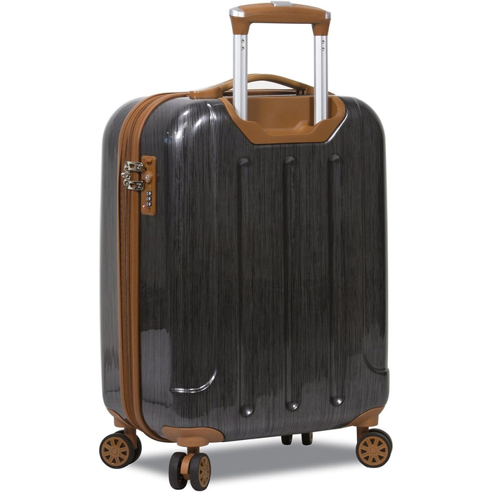 Набір валіз Dejuno Monroe New Generation 3 шт. з TSA замком, чорний