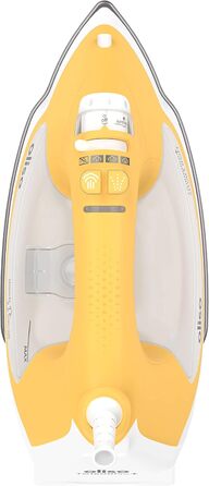 oliso TG1600 ProPlus Textile Steam Smart Iron, Yellow (311001)