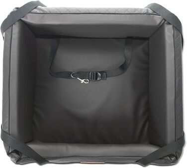 Автокрісло для собак Mayaadi-Home з штучної шкіри, 65x55x25 см, темно-сірий