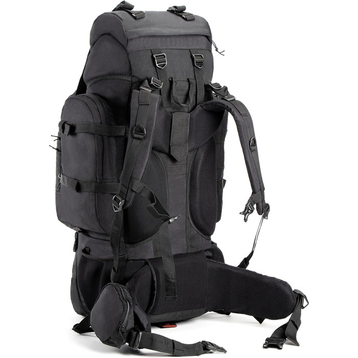 Tripole Rucksack from the Colonel Series with Internal Frame - Featuring Detachable Daypack and Rain Cover