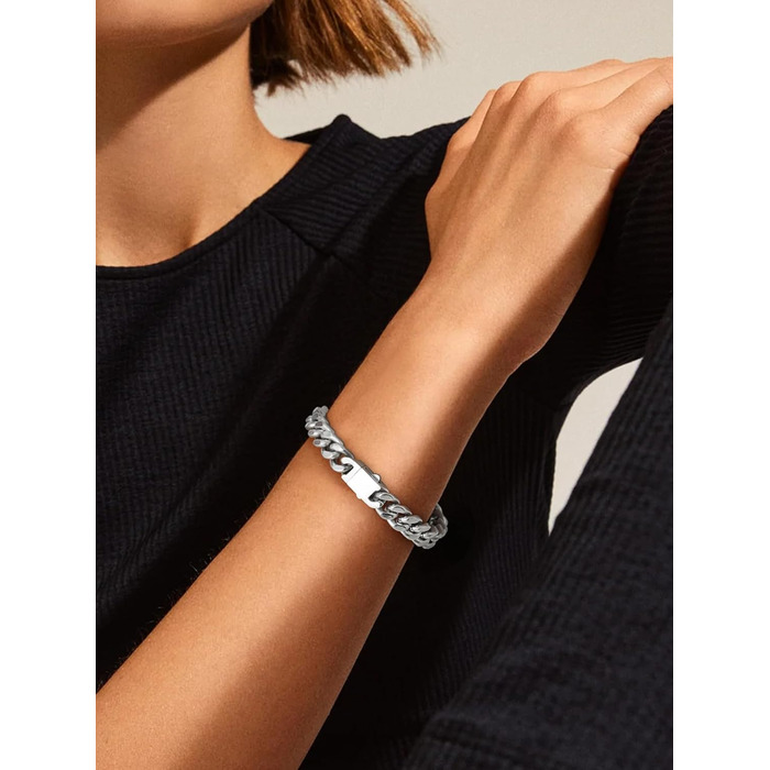 Чоловіча ланцюжок Panzerkette Miami з нержавіючої сталі Bestyle, 21 см, 9 мм | з подарунковою коробкою