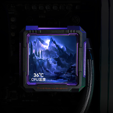 Рідинне охолодження Thermalright Frozen Warframe Pro 360 Black ARGB LCD
