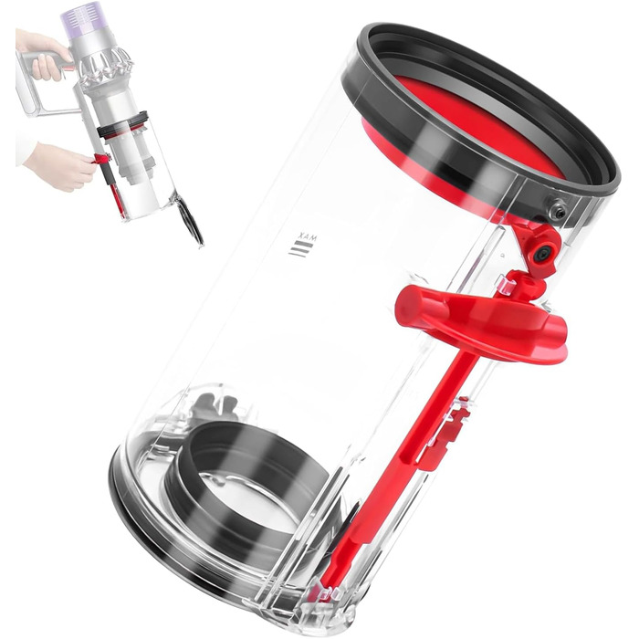 Електрична насадка для миття підлоги Dyson V15, V11, V10, V8, V7 - з баком та 6 змінних серветок