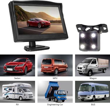 Автомобільний HD LCD монітор 5