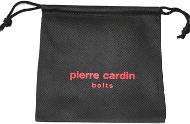 Чоловічий шкіряний ремінь Pierre Cardin, ширина 40 мм, колір коричневий, розмір 105/115/120/130 см