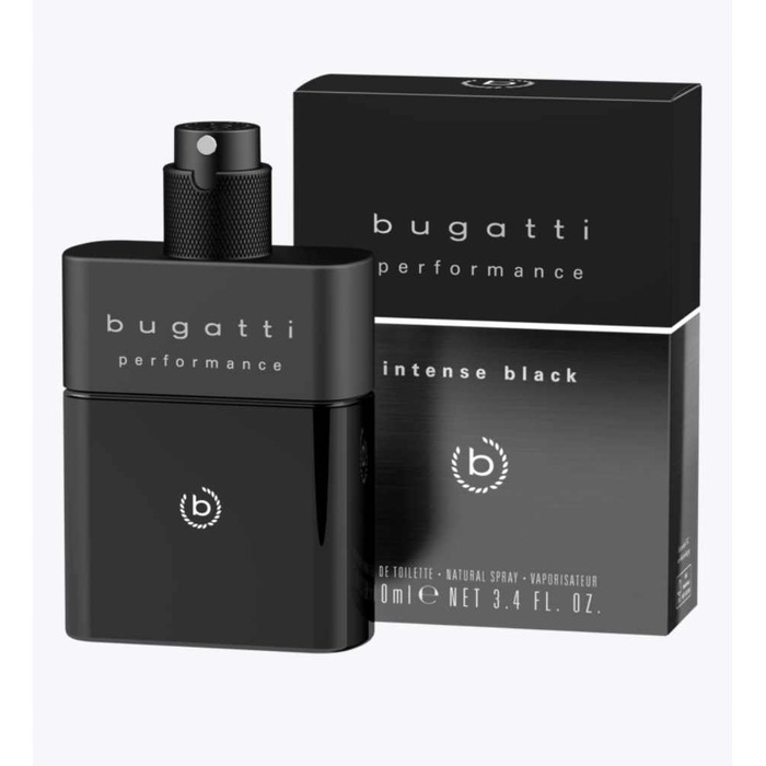 Чоловіча туалетна вода Bugatti Performance Intense Black, 100 мл