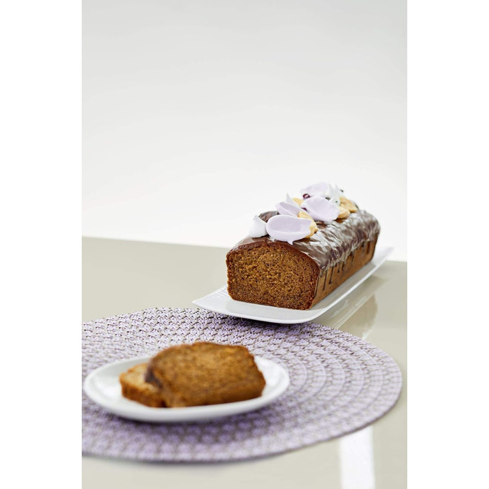 Dr. Oetker Kastenform 30 cm EXCLUSIVE, cake tin for juicy cakes and hearty breads, loaf tin with enamel sealing (color: Grey-Brown/Crème), quantity: 1 piece