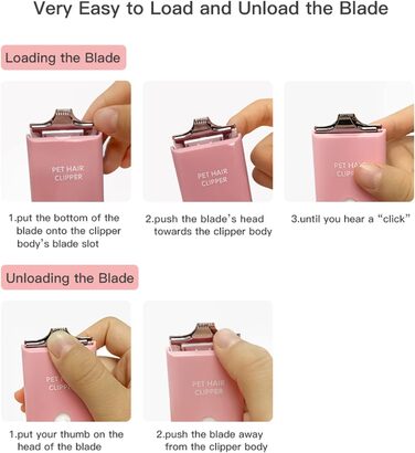 Набір для догляду за тваринами: професійна машинка для стрижки собак та котів, безшумна, акумуляторна, бездротова, набір лез (3 шт.)