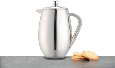 Френч-прес La Cafetière, подвійні стінки, нержавіюча сталь, 8 чашок, сріблястий