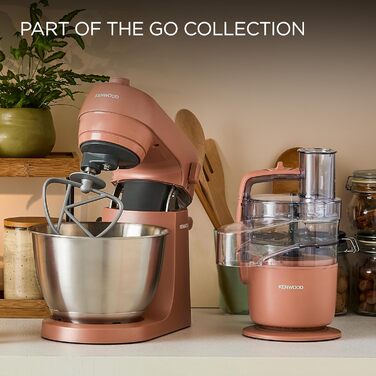 Ручний міксер Kenwood QuickMix Go HMP40.000RD, 350W, тонарний, з кейсом