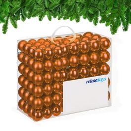 Relaxdays Set of 100 Christmas Baubles