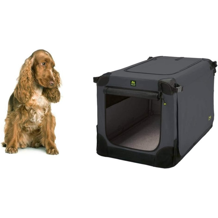 Кіньйон для собак Maelson Soft Kennel - Антрацит, 62 x 41 x 41 см