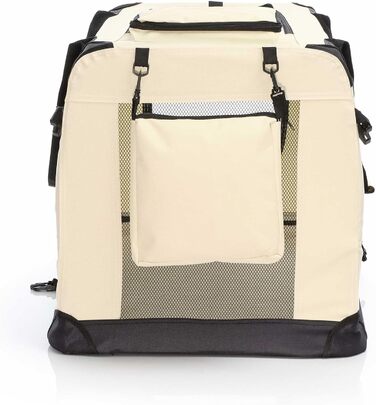 Транспортна переноска для собак та котів Fudajo, 50x35x35 см, міцна, легка, з ручкою та ковдрою