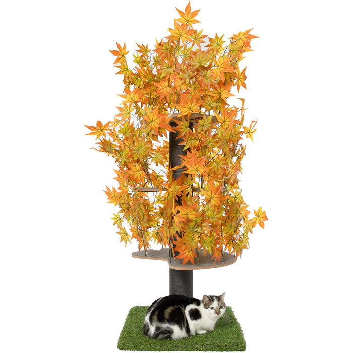 Дерево для котів Kratzbaum Natur - багатоярусне, з висувними елементами, 160 см, безпечні матеріали, патентована міцність