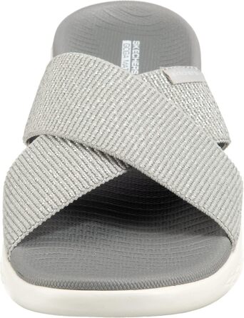 Сандалі жіночі Skechers ON-The-GO 600 Dainty сріблясті текстильні 38 EU