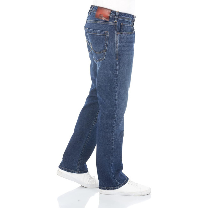 Чоловічі джинси LTB PaulX Straight Fit - сині та чорні, еластичні, розміри 28-40