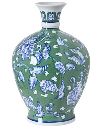 Ваза Beliani з порцеляни, 20 x 36 см