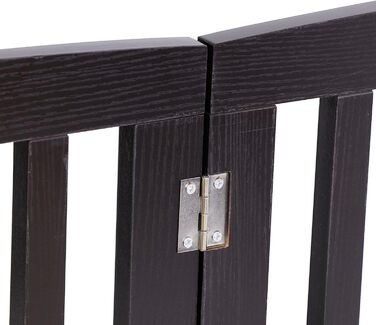 Зручна дерев'яна перегородка для собак, розкладний захисний забір, 4 панелі, для дому та вулиці