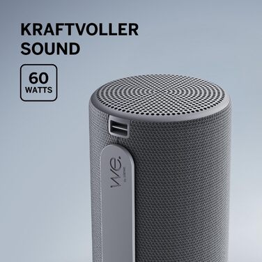 Loewe We. HEAR 2 Storm Grey – Портативна Bluetooth колонка 60W, водостійка, до 17 годин роботи