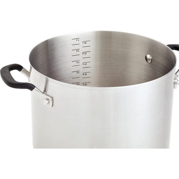 Набір кухонного посуду KitchenAid з нержавіючої сталі, 10 предметів, шліфований нержавіюча сталь (каструля 8 літрів)